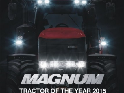 ‘’Gada traktors 2015’’ titula ieguvējs ir Case IH Magnum 380 CVX.